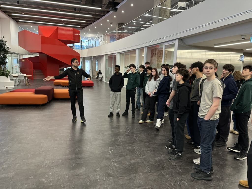 Visite d'entreprise avec les élèves